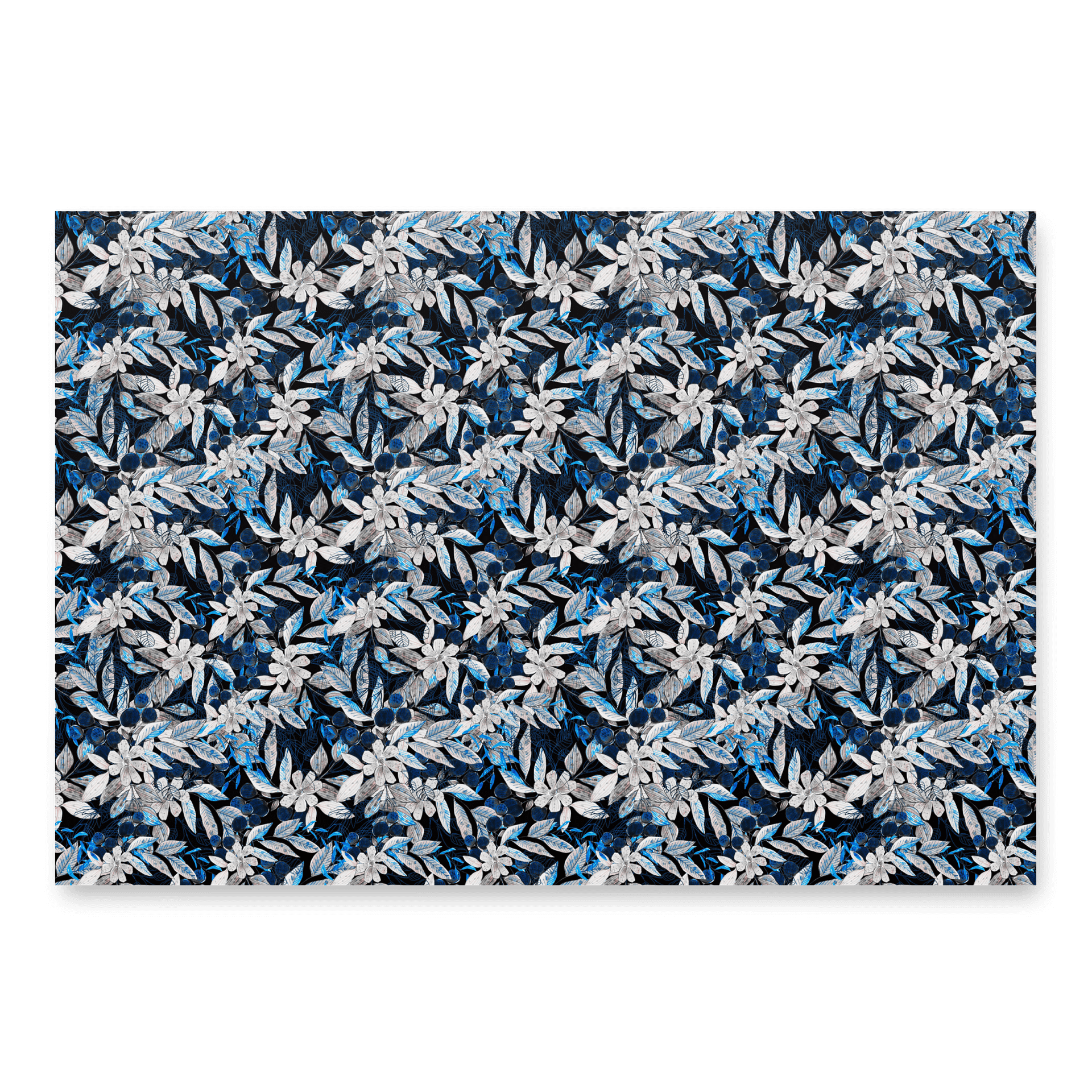 Blue White Garden Paper Sheets product image (3)