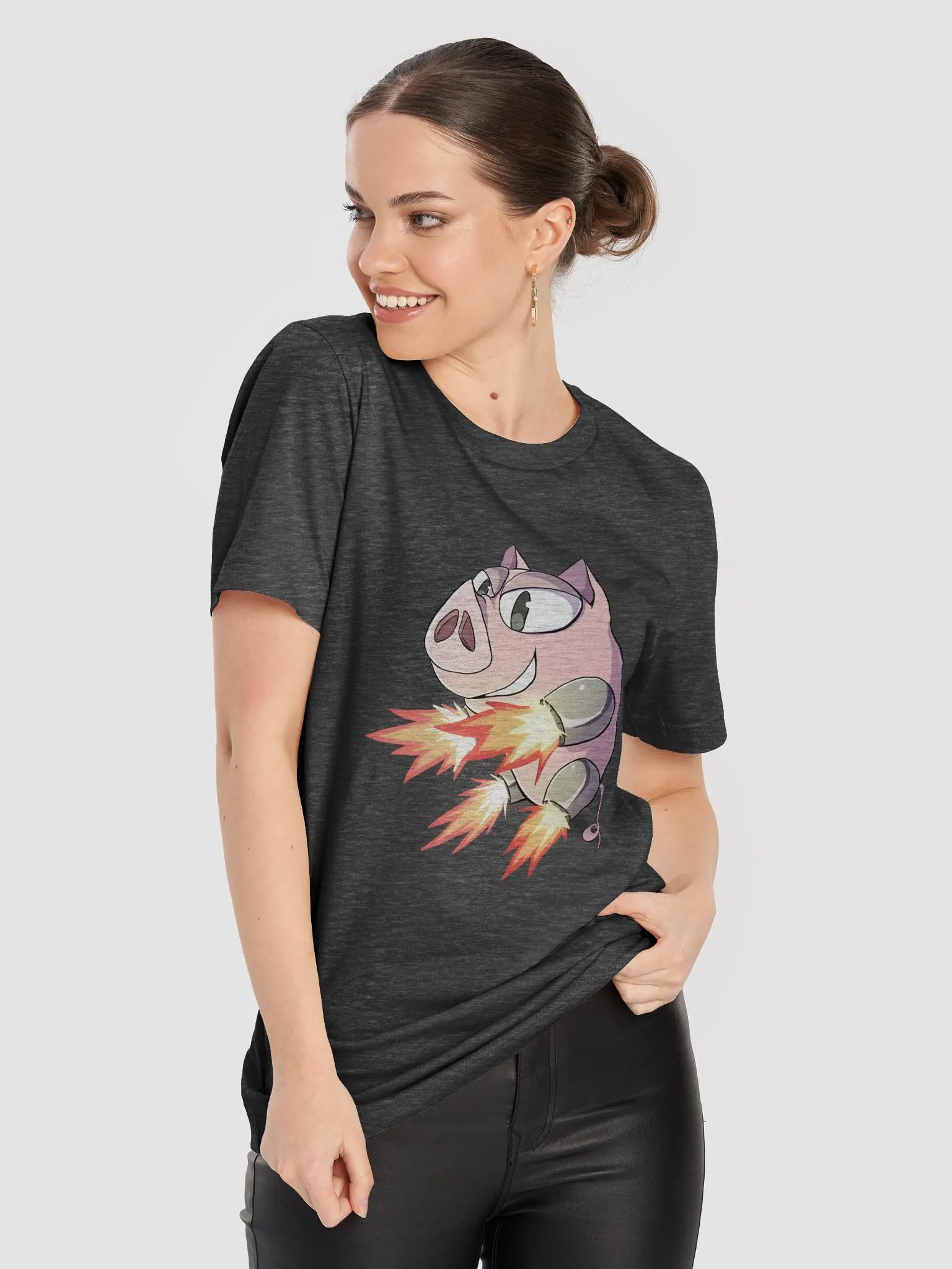 Rocket Pig Unisex T-shirt product image (38)