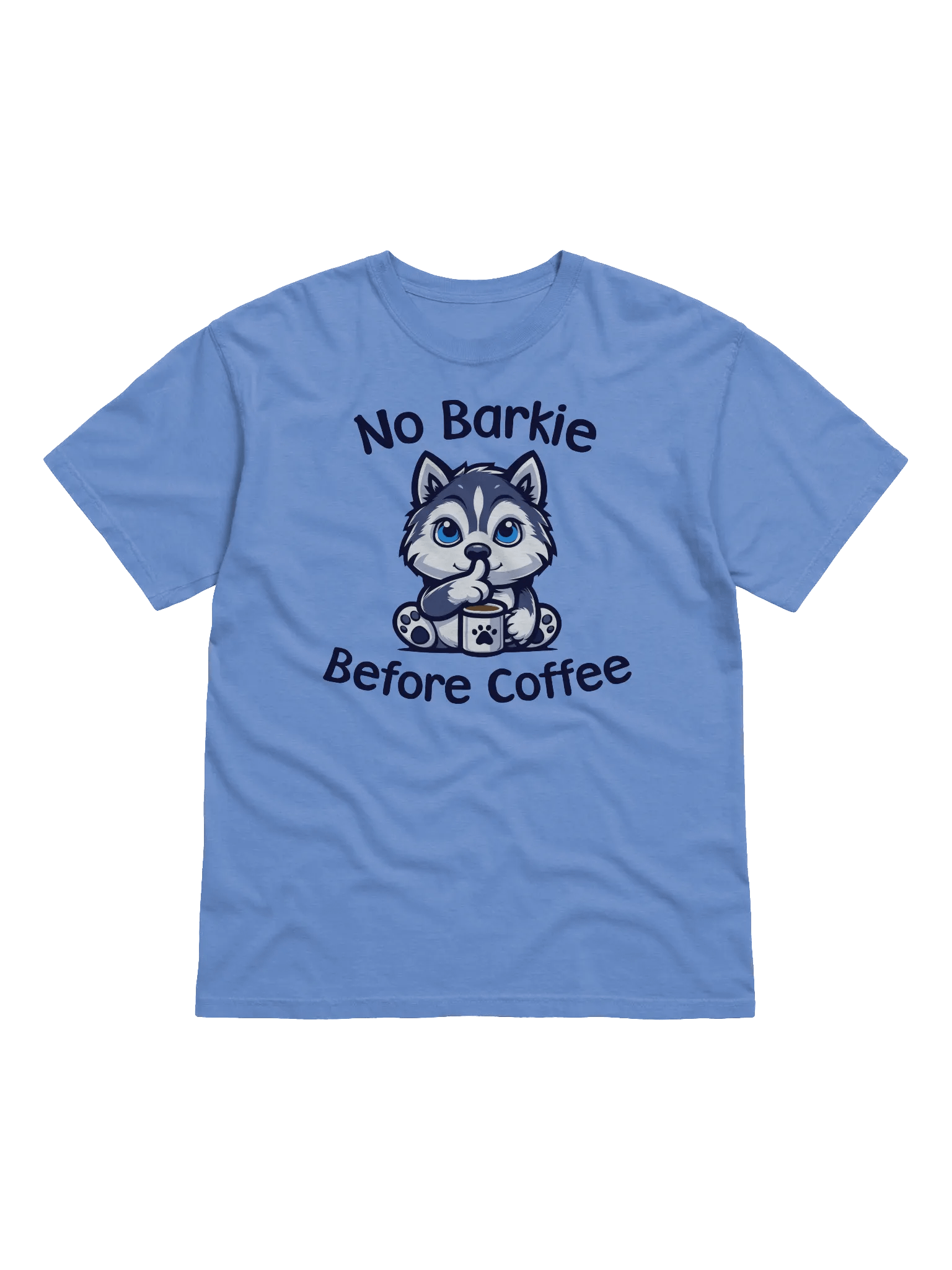 No Barkie Before Coffee Siberian Husky - Tee product image (1)
