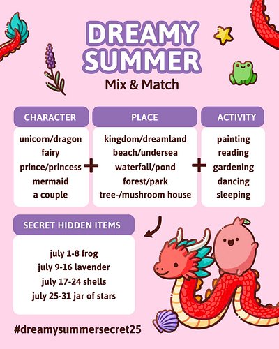 Summer is here - and we are ready to celebrate it with a new drawing challenge! 🎉 

It’s the first time I got invited to be c...