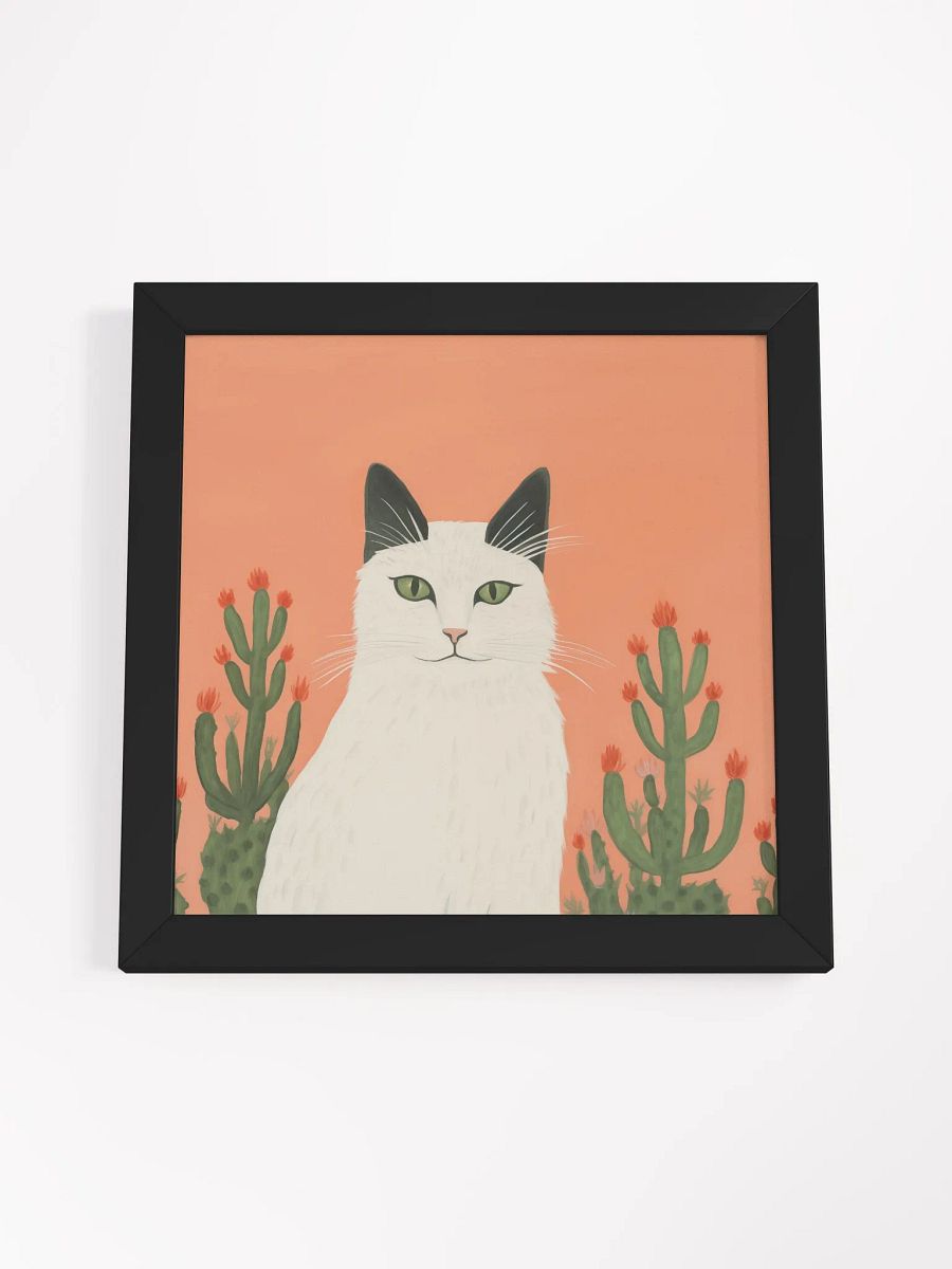 Desert Cat Dreams Framed Poster product image (37)