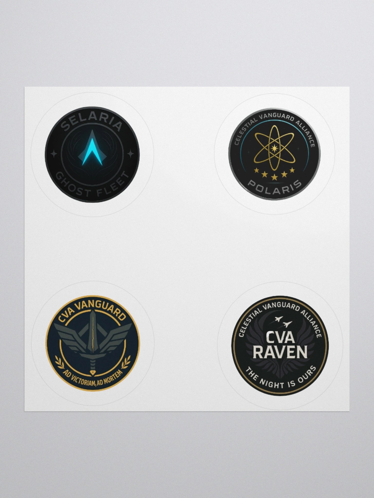 CVA Ship Emblem Sticker Pack (4-Pack) product image (1)