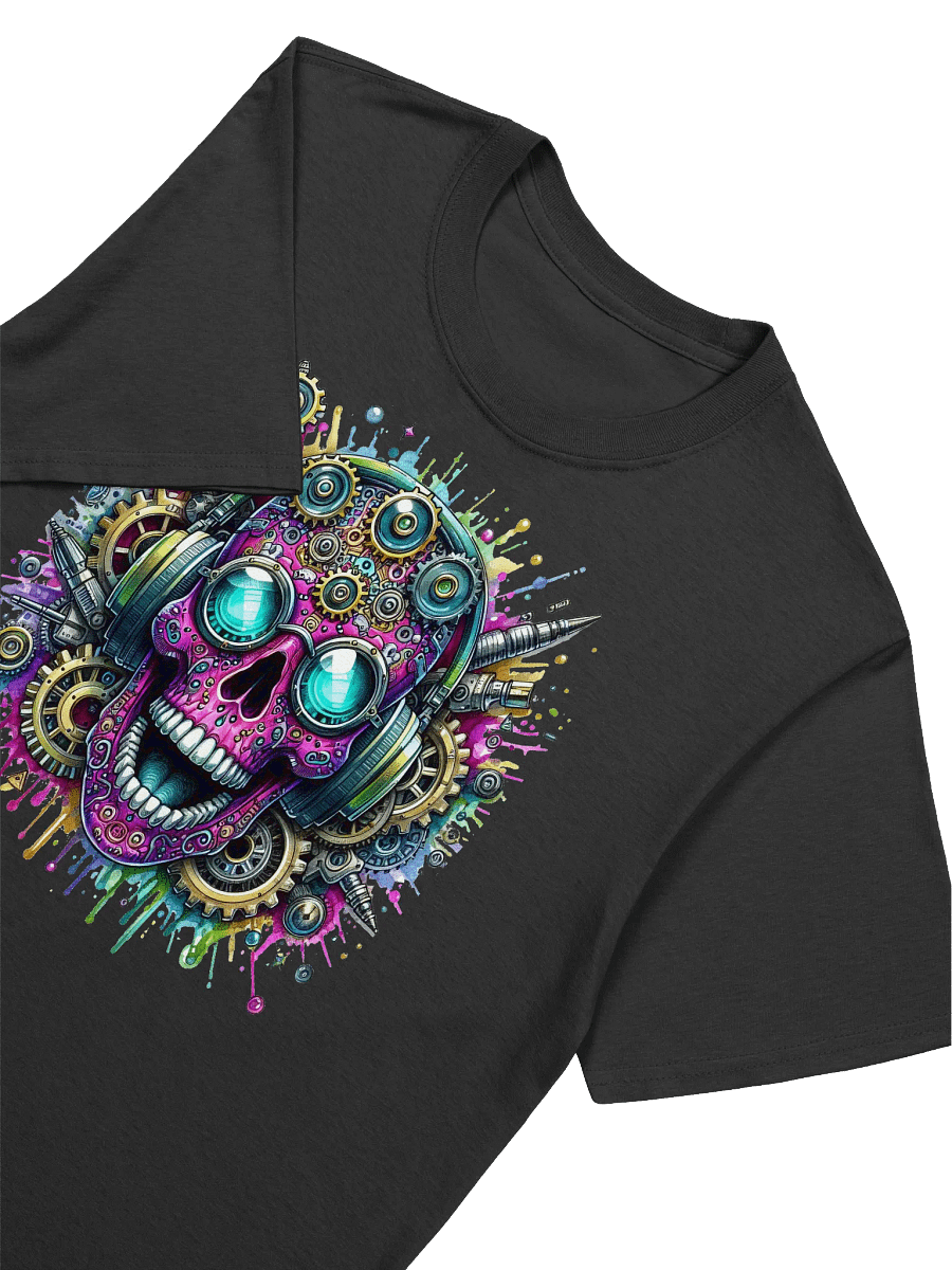Steampunk Sugar Skull Art - Gearing Up for Day of the Dead T-Shirt product image (19)