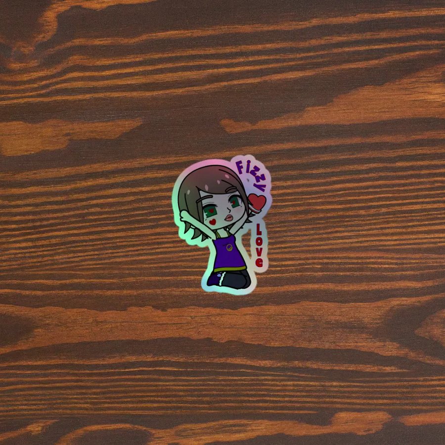 Fizzy Love - Shadow Galaxy - rainbow sticker product image (3)