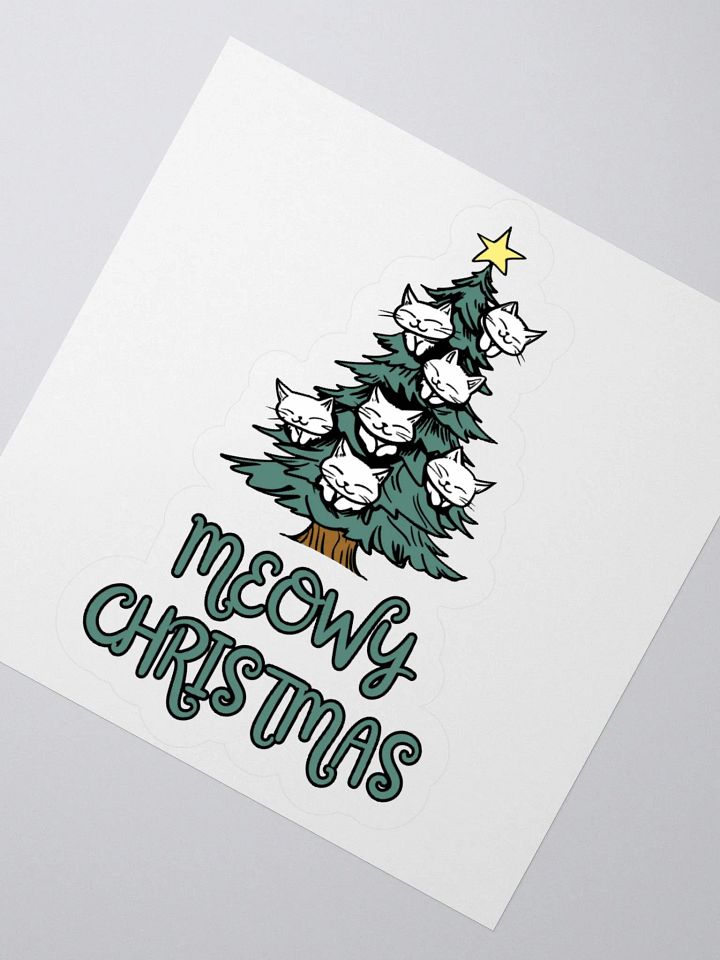 Meowy Christmas Sticker product image (5)