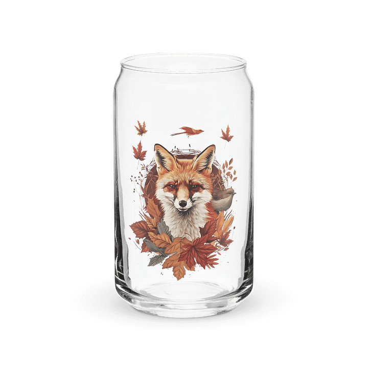 Autumn Fox Can-Shaped Glass product image (2)