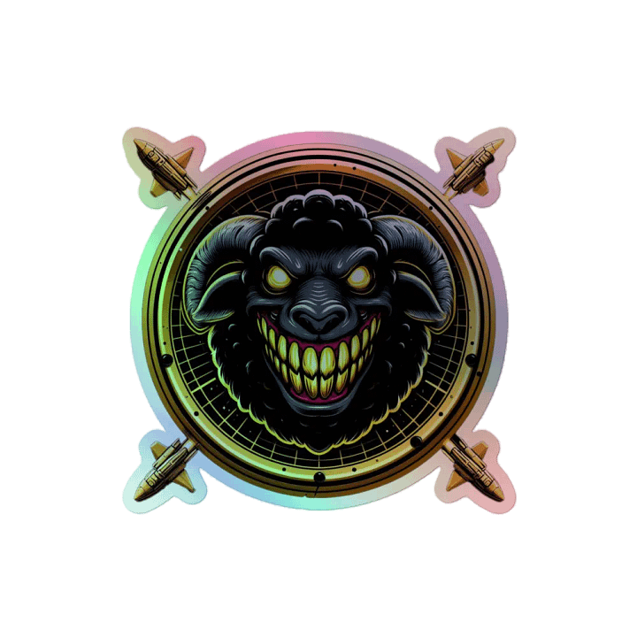 Black Sheep Holographic Sticker product image (2)