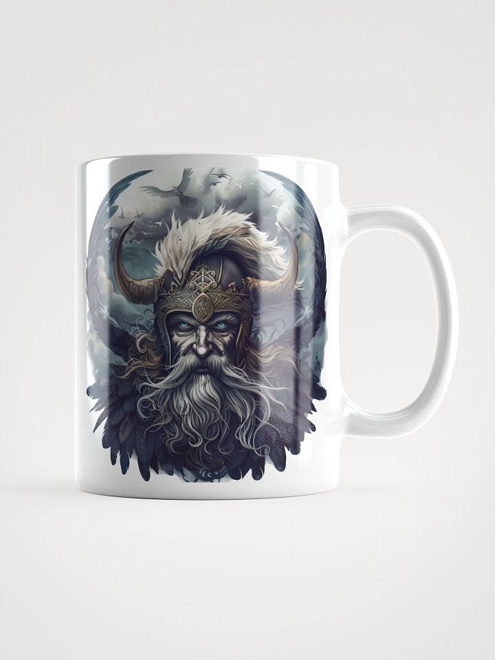 Odin - The Allfather of Norse Gods White Glossy Mug product image (1)
