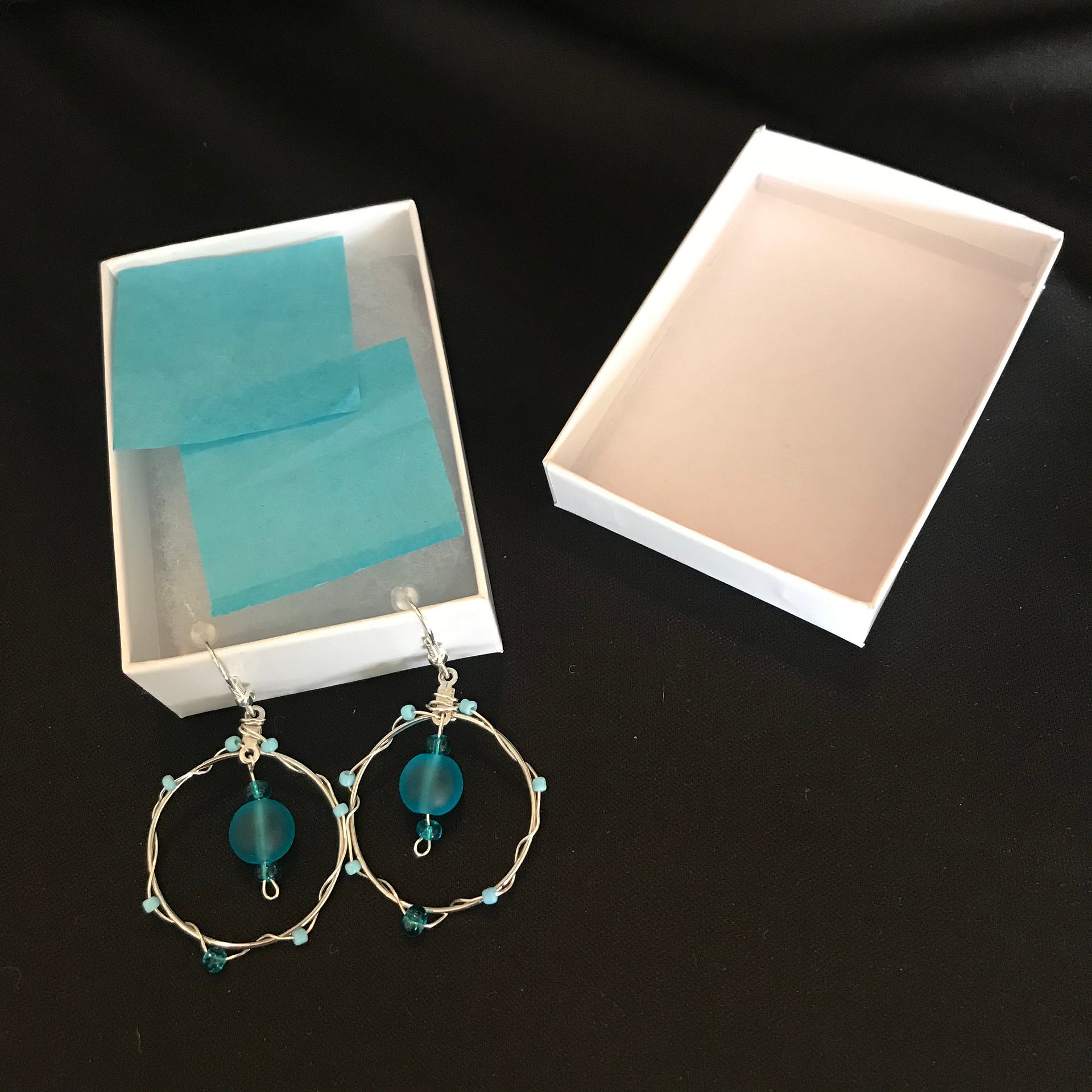 Summer Blue Drop Earrings product image (3)