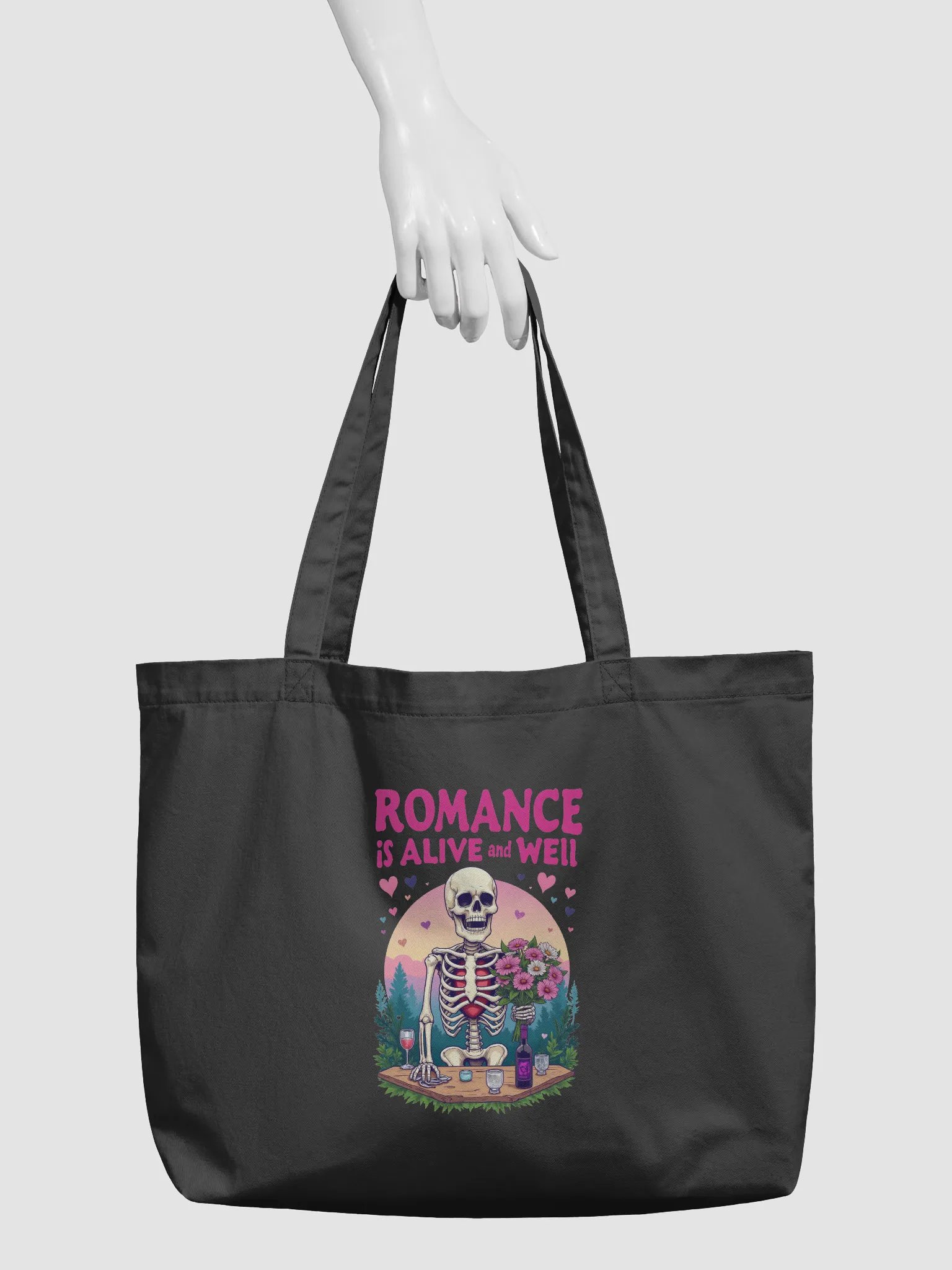 Romantic Skeleton Sunset Tote product image (6)