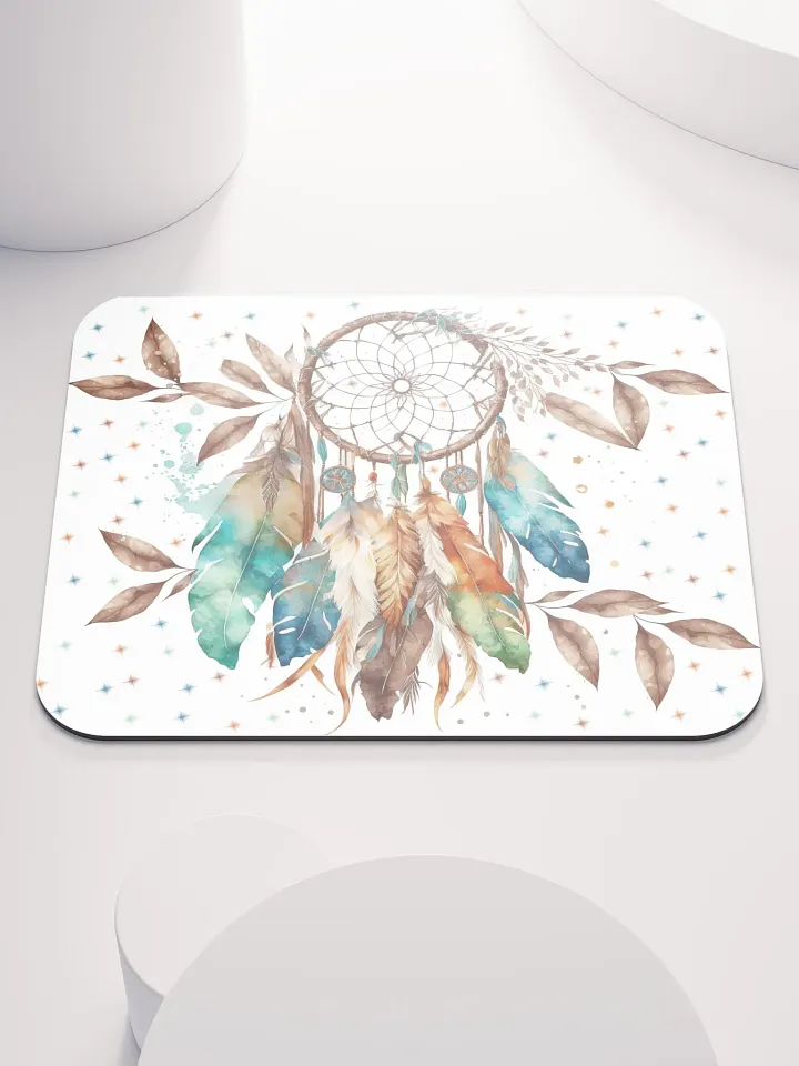 An Neutral Color Dream Catcher Mousepad product image (1)