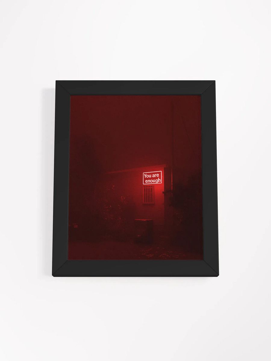 "You are enough" Framed Poster product image (1)