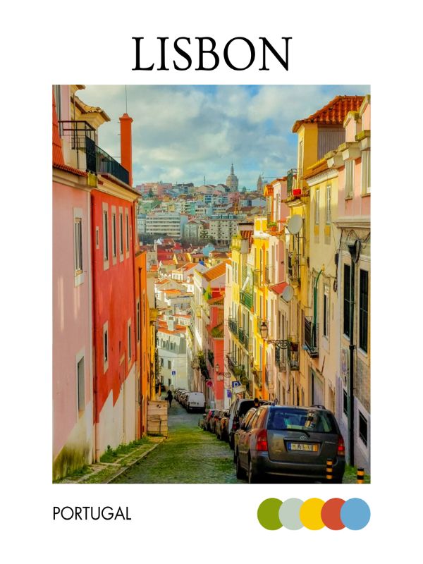 Streets of Lisbon I - Colour - Digital product image (1)