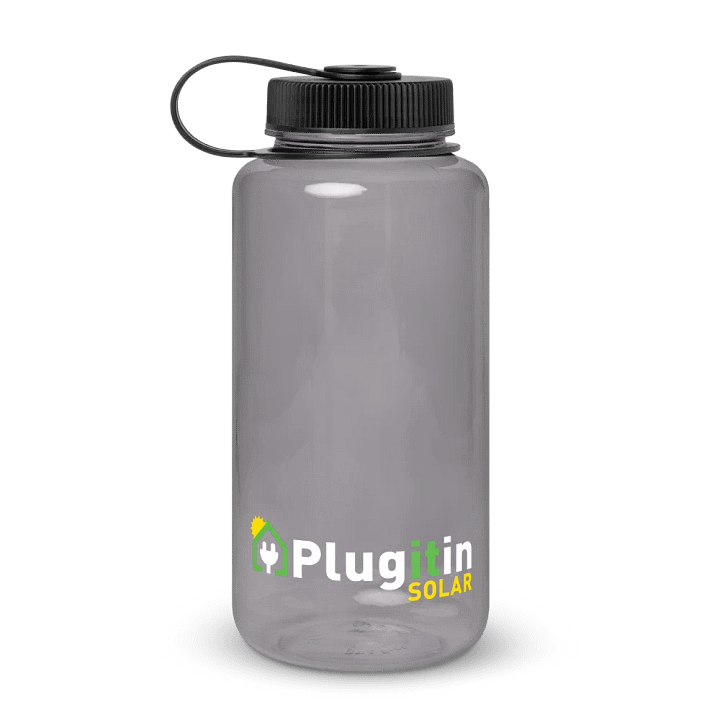 Plug It In Solar High-Quality Wide Mouth Plastic Water Bottle product image (1)