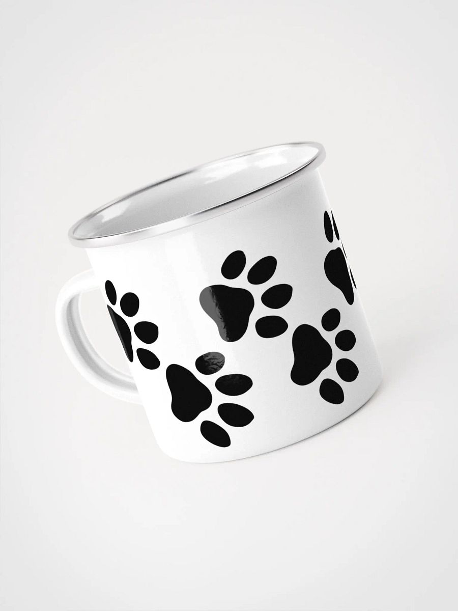 Walking paw print ceramic mug product image (3)