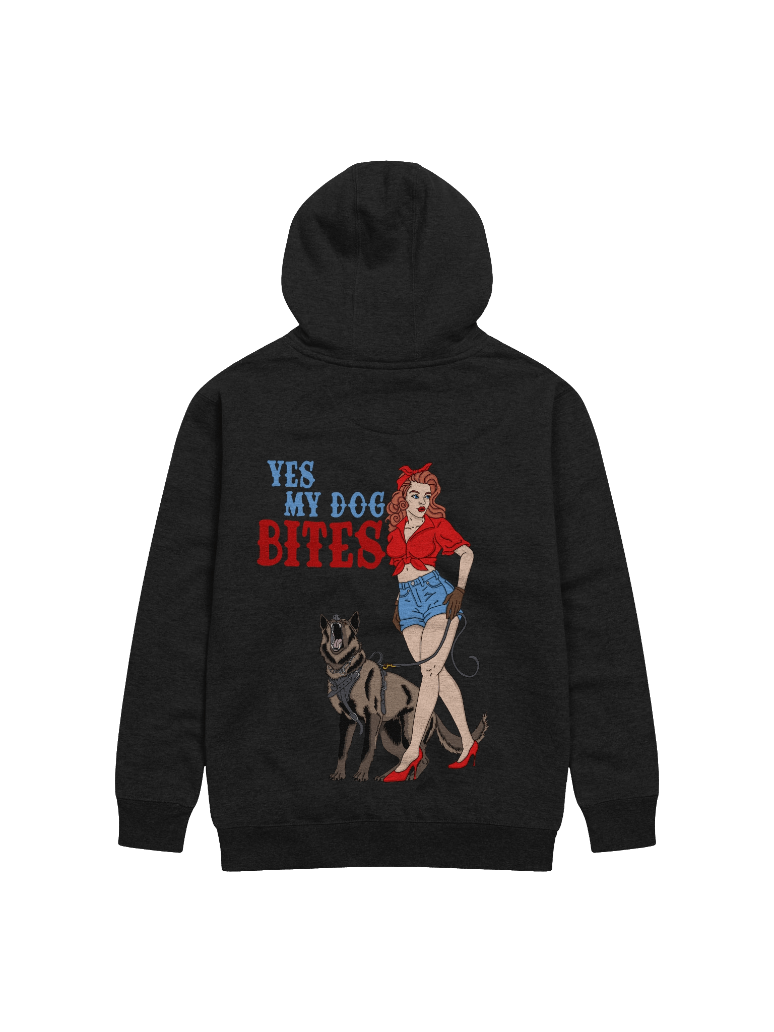 Yes My Dog Bites - Pinup Handler Hoodie product image (2)