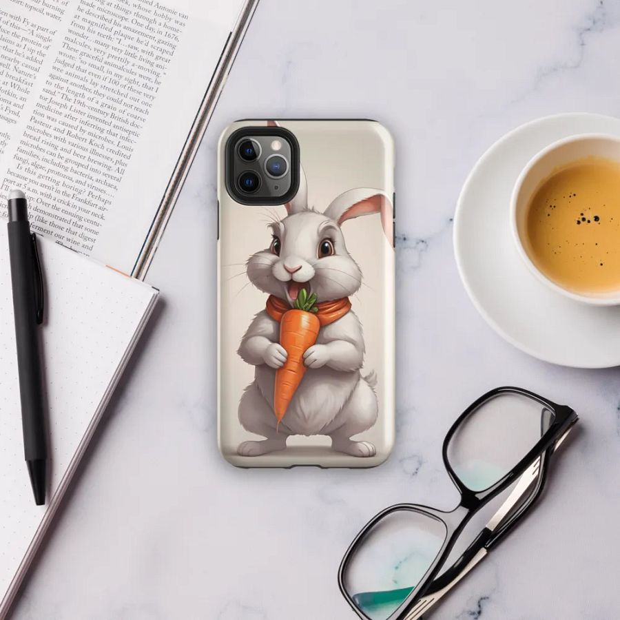 Carrot Loving Bunny iPhone Case product image (38)
