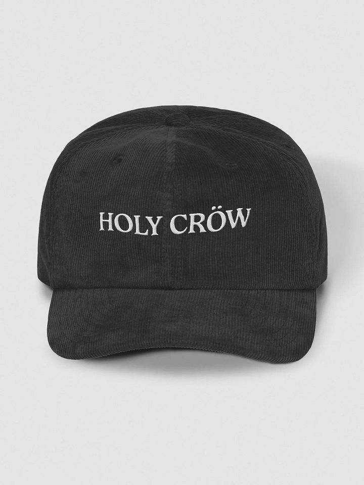 HOLY CROW – Corduroy Embroidered Hat product image (1)