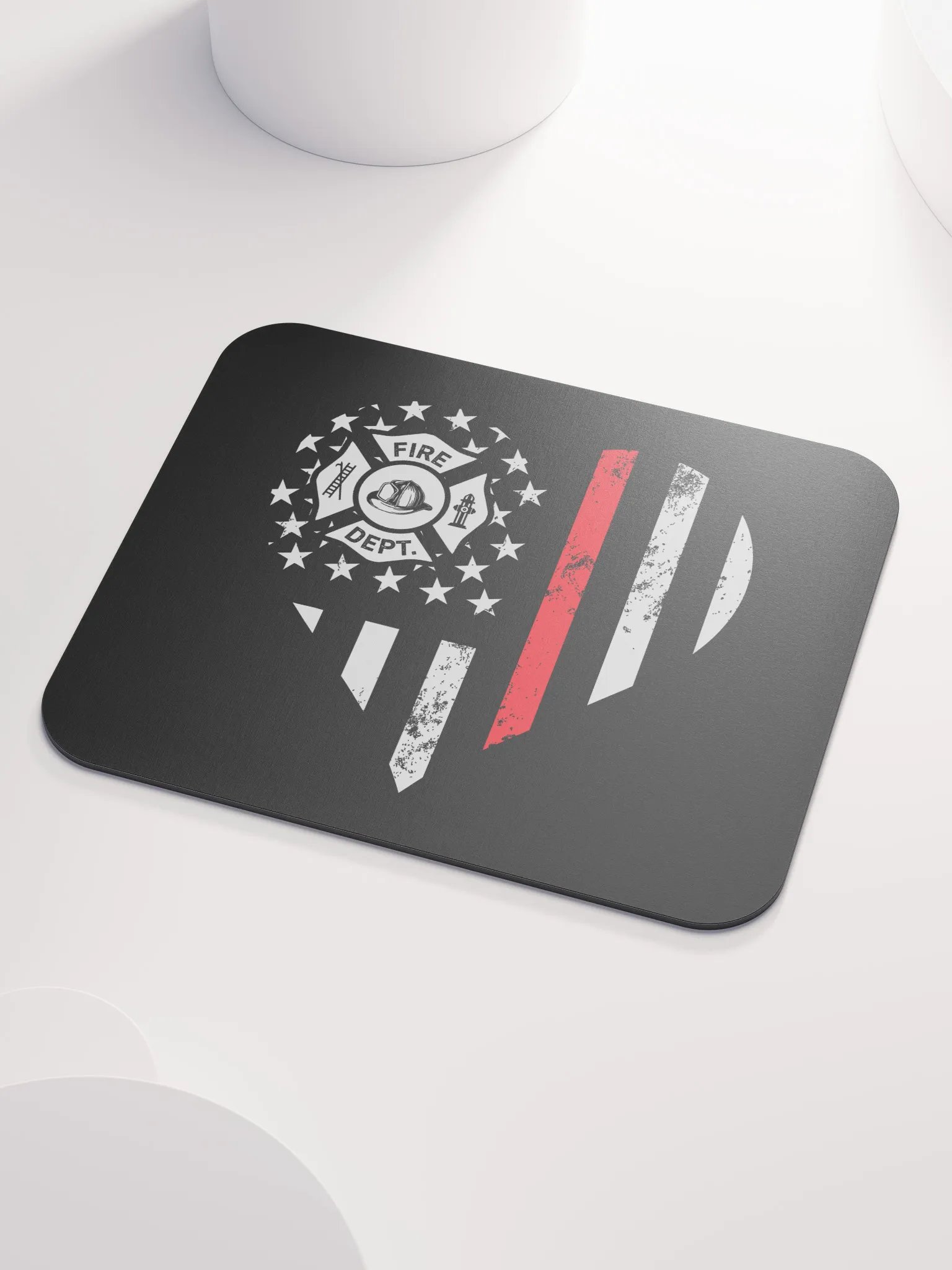 Fire Dept Heart - Mouse Pad product image (3)