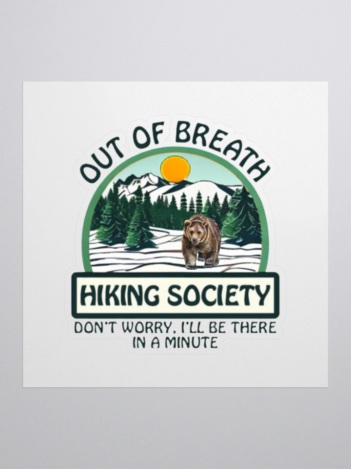 Out of Breath Hiking Society - Sticker product image (1)