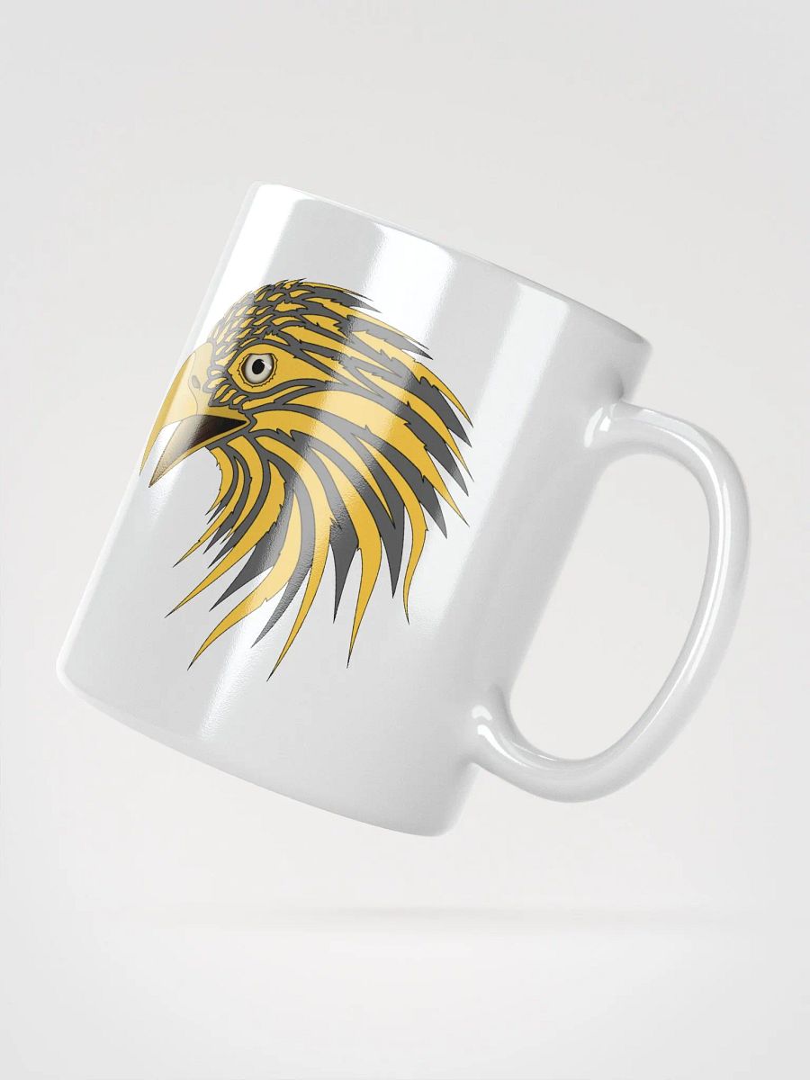 White Glossy Mug, Eagle product image (6)