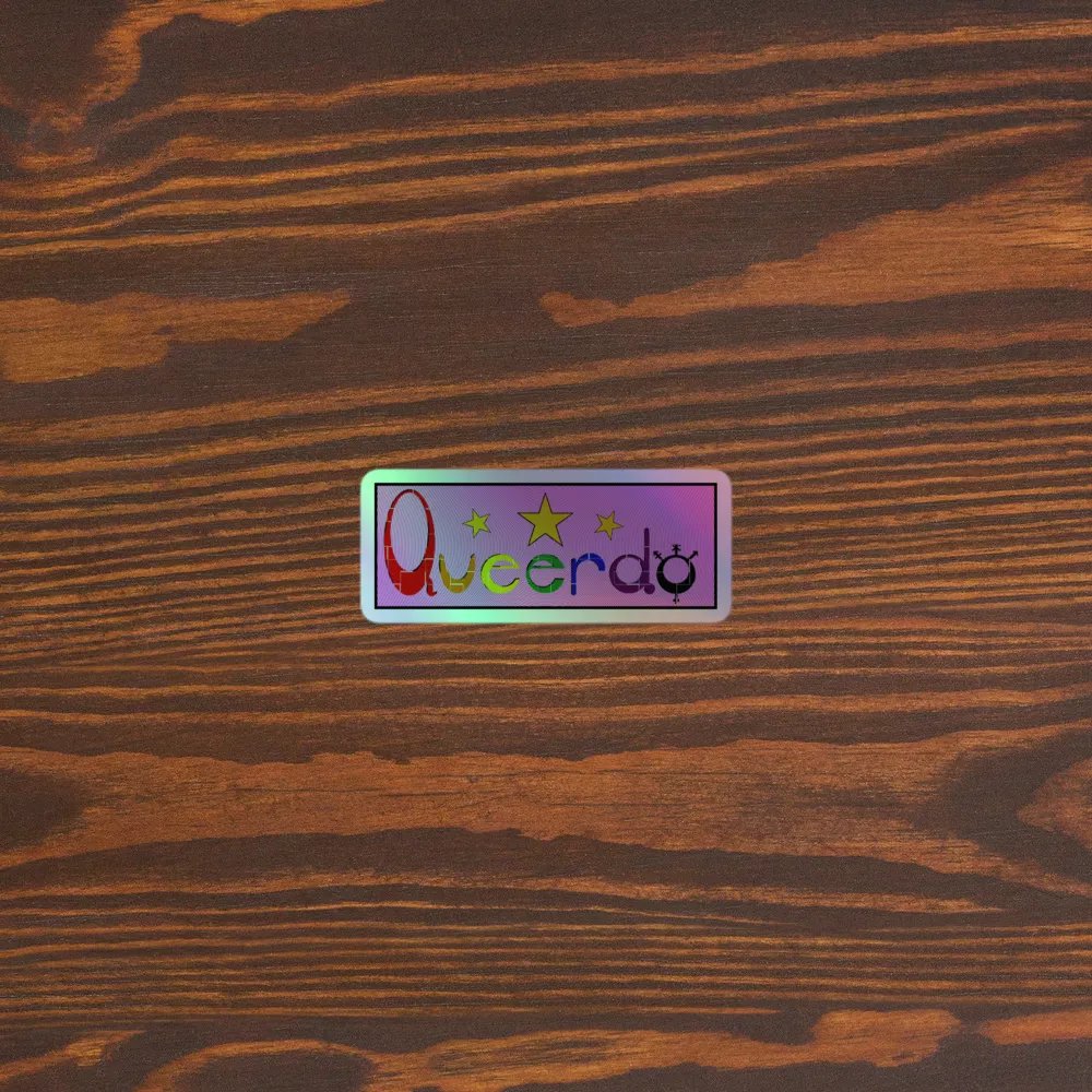 Queerdo Holo Sticker product image (5)