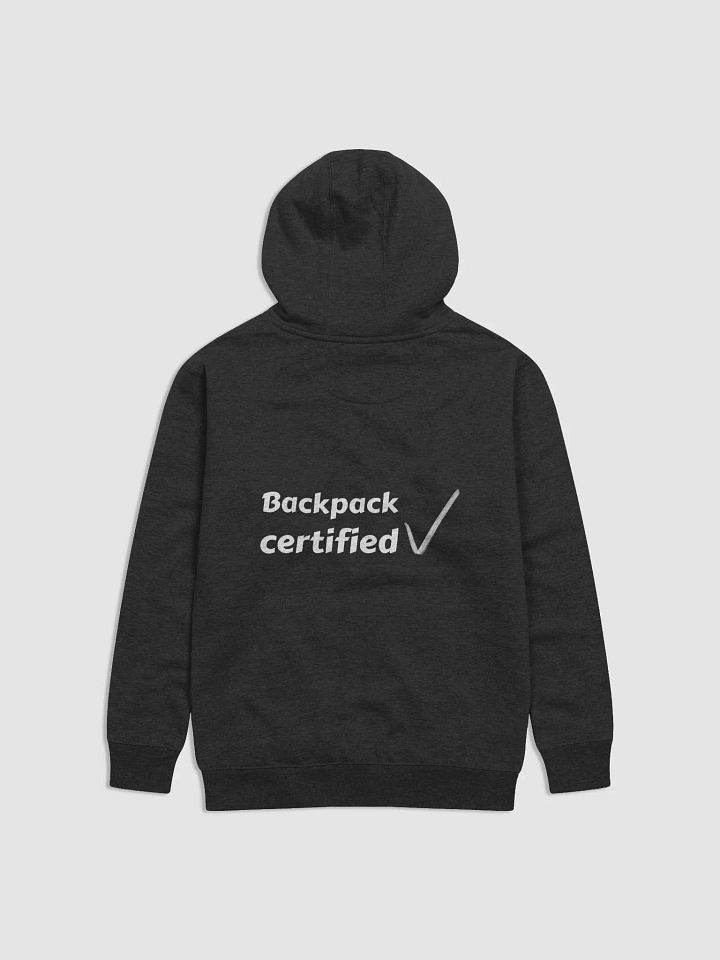 Backpack certified Hoodie Black product image (1)