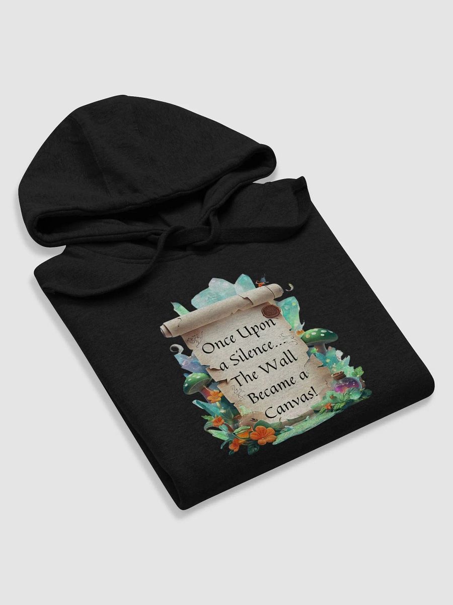 Funny Mom Hoodie – ‘Once Upon A Silence, The Wall Became A Canvas!’ Cozy Parenting Sweatshirt product image (65)
