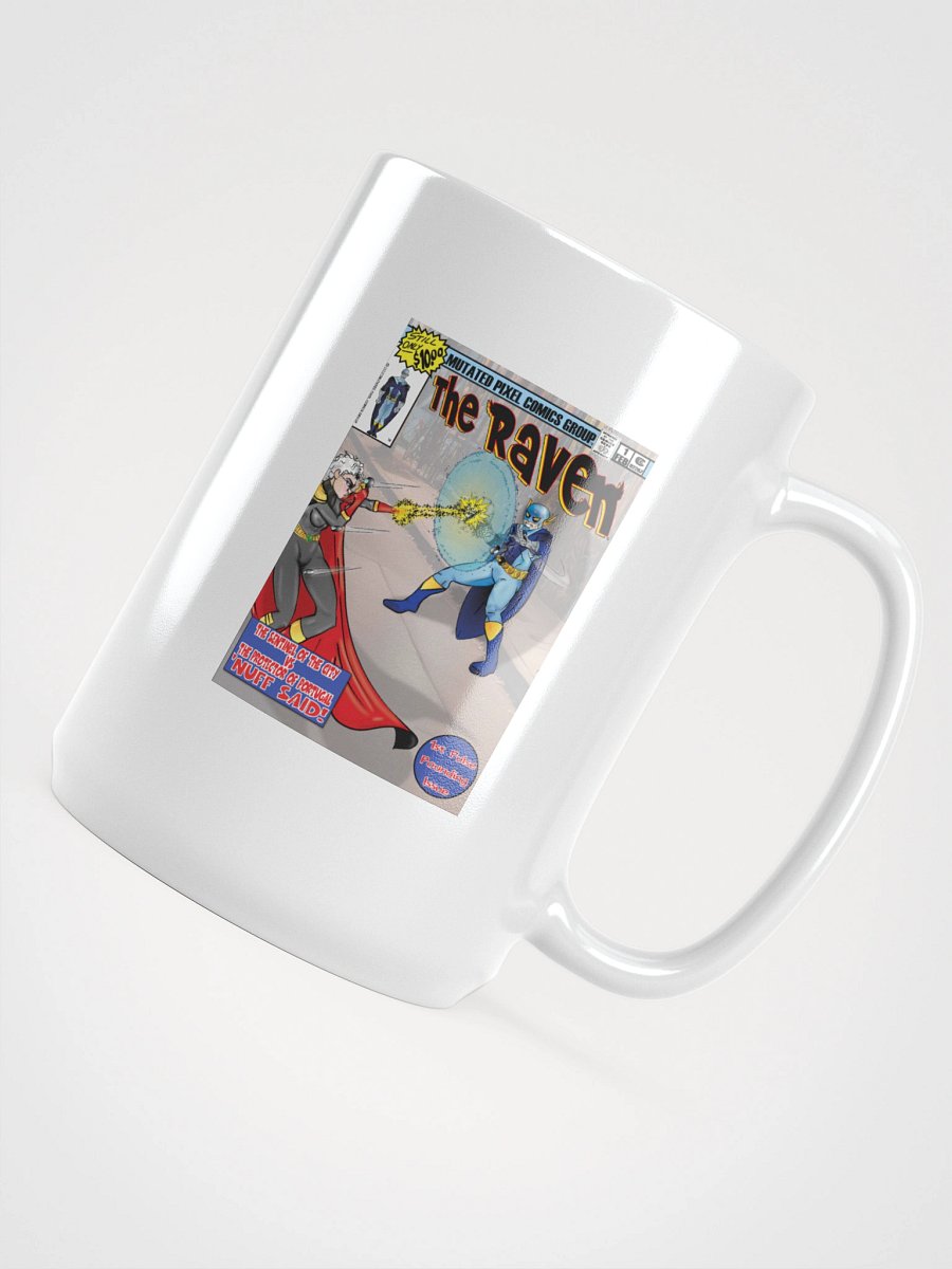 The Raven vs. our Favorite Heroine The Protector: Comic Book Cover Mug product image (4)