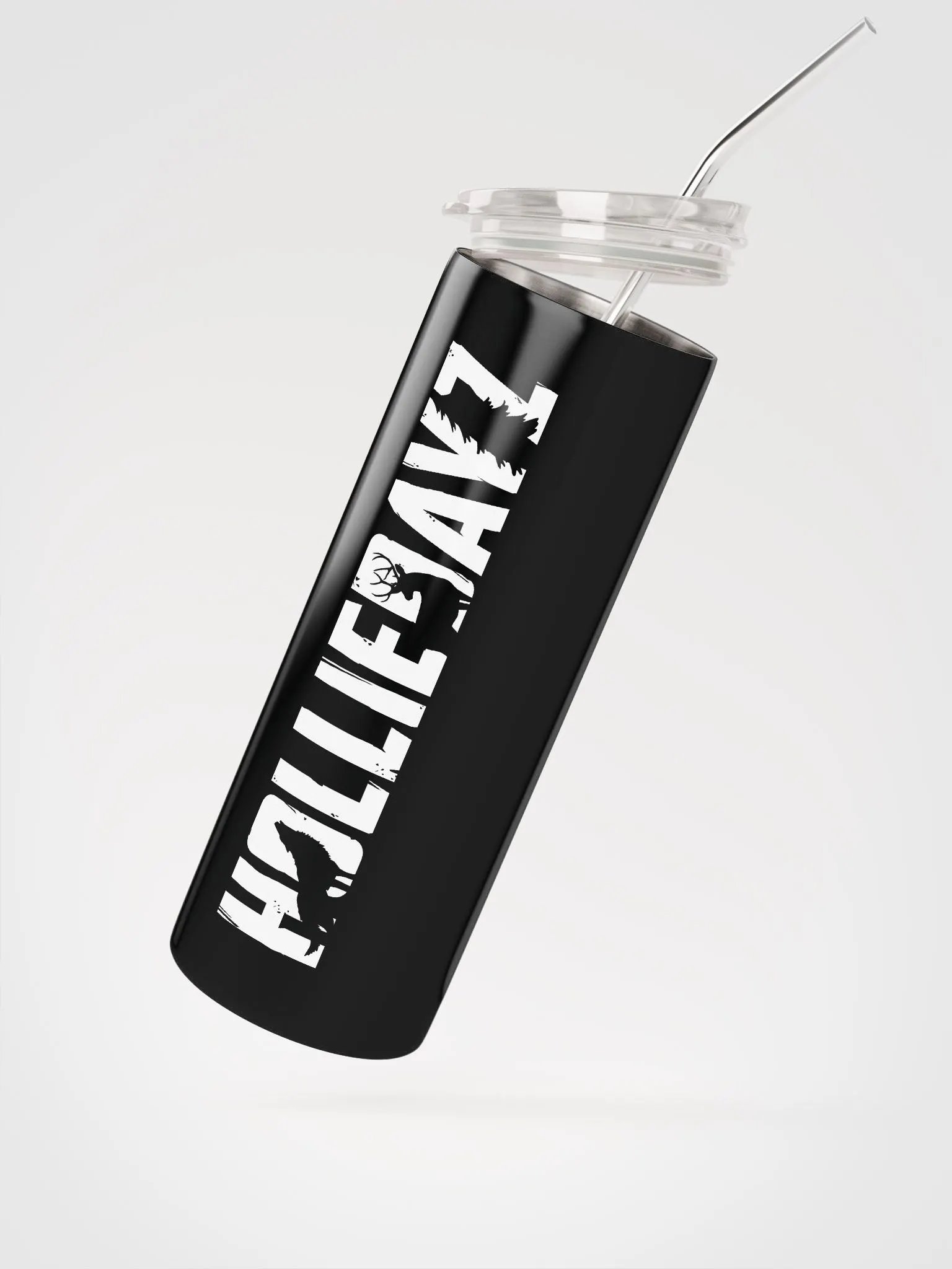 Holliedayz white logo tumbler product image (2)