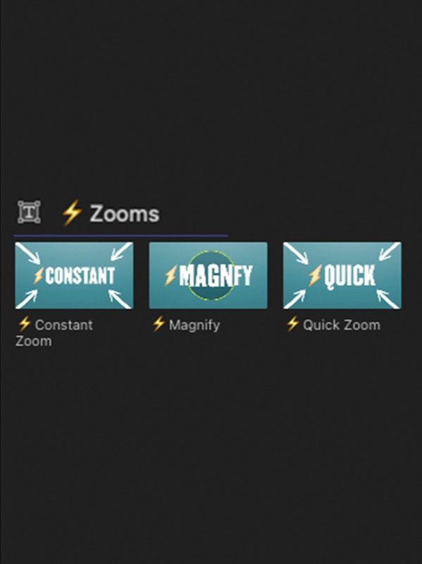 ⚡️Power Zooms for Final Cut Pro product image (2)