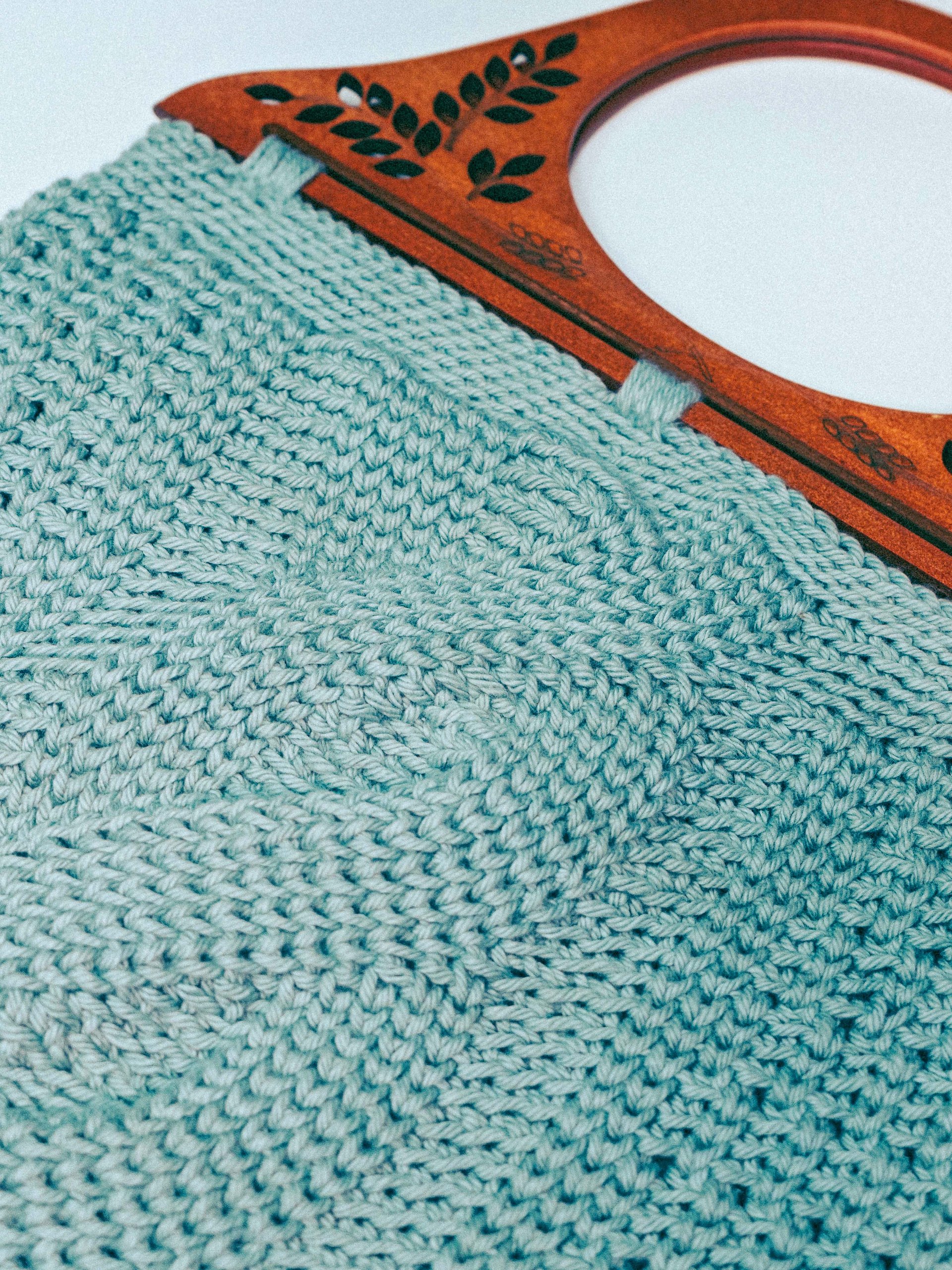 Swirls On The Water Crochet Bag product image (9)