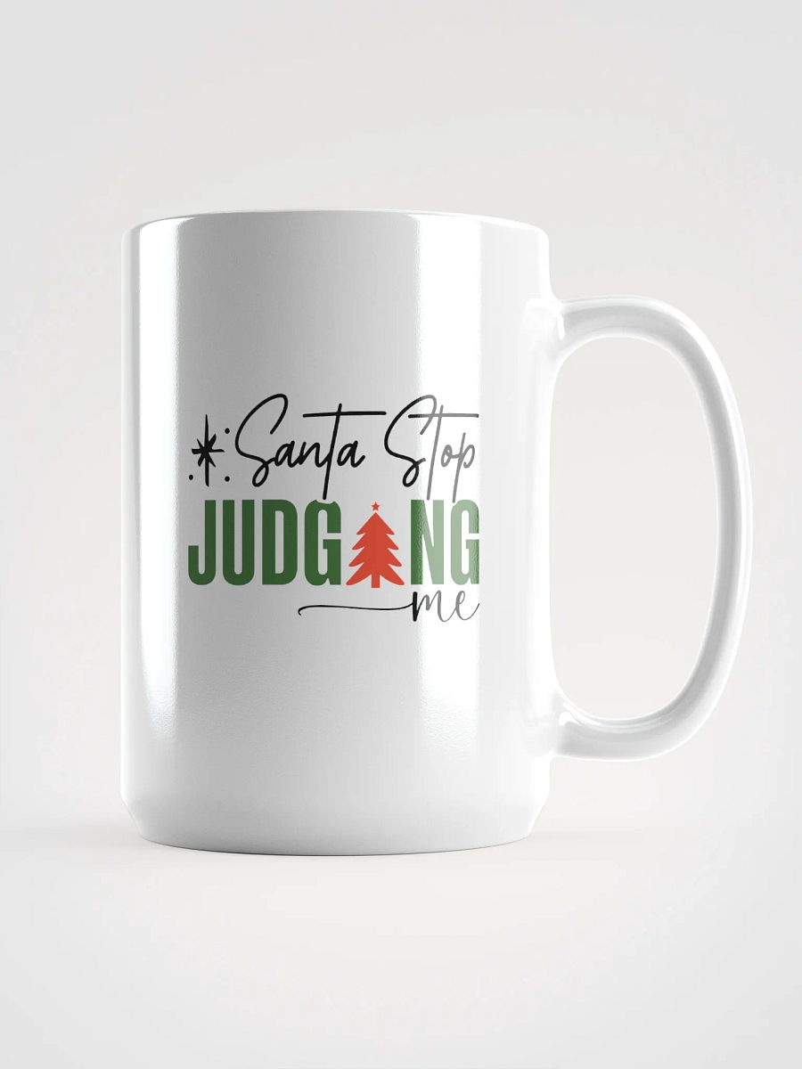Festive Judging White Glossy Mug product image (1)