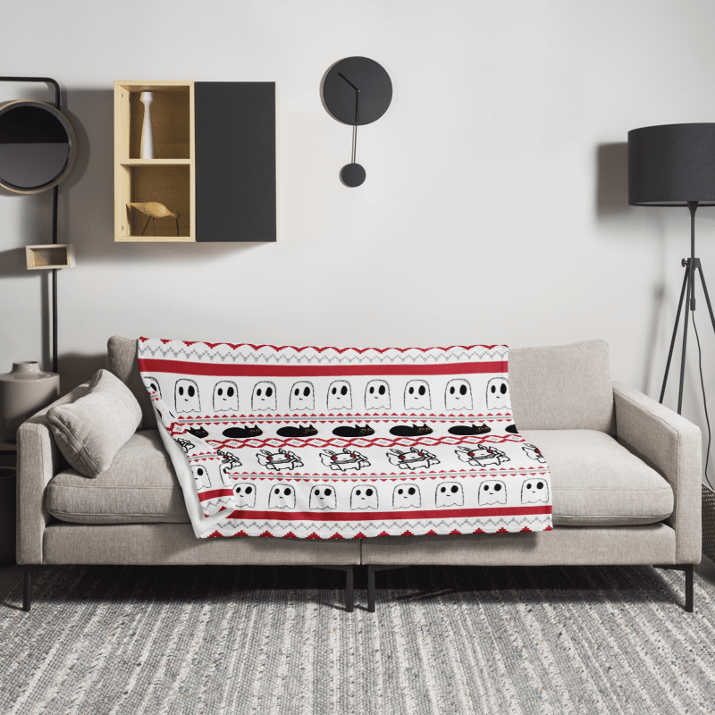 Cryptid Holiday Blanket product image (2)