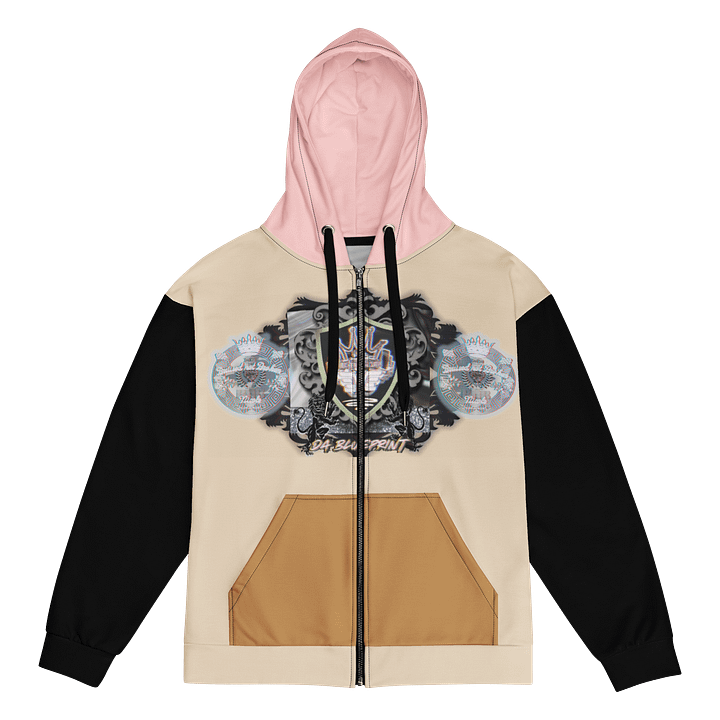 Royal Cityscape Emblem Zip Hoodie 2 product image (1)