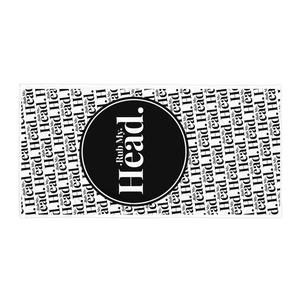 Rub My Head 30" x 60" Towel product image (1)