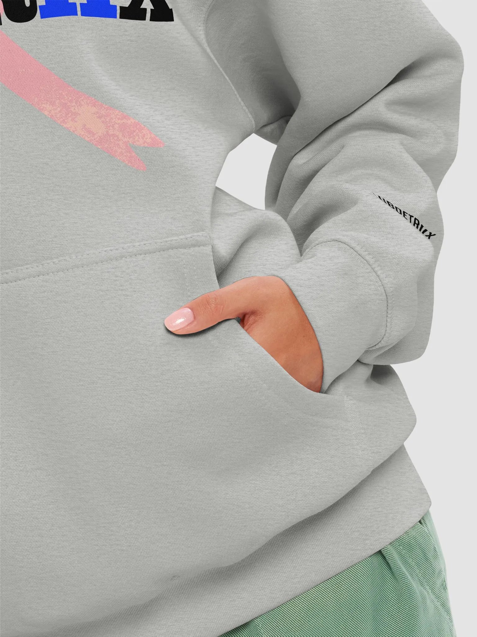 Ribbon Fusion Breast Cancer Awareness Hoodie product image (8)