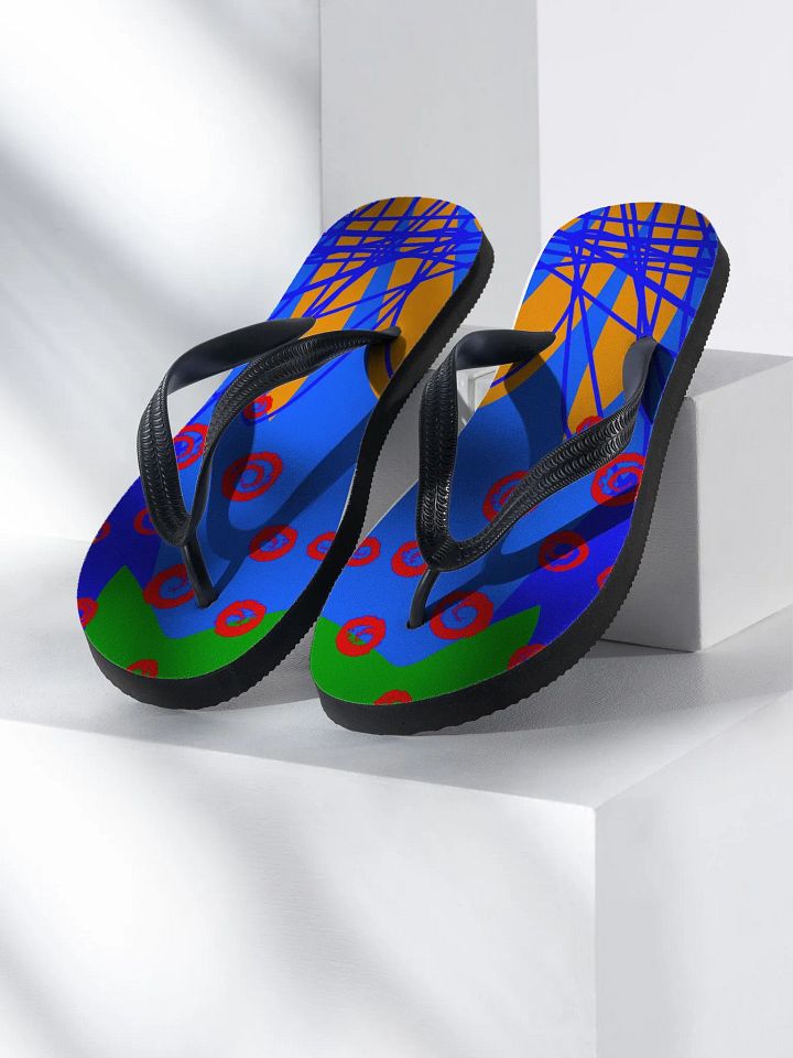 Harmonious Whirl Flip Flops product image (2)