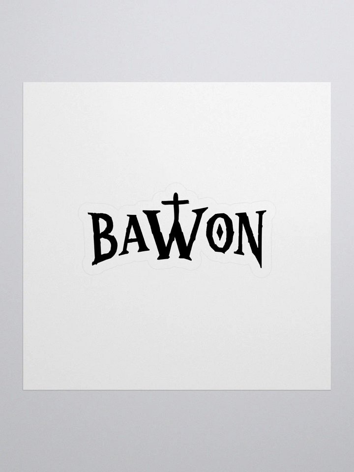 BAWON Cross Kiss Cut Stickers product image (1)