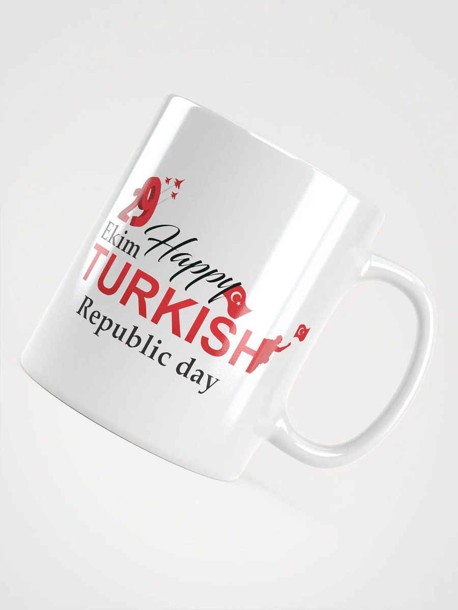 Celebrate 29 Ekim Mug - Happy Turkish Republic Day Graphic Design product image (11)