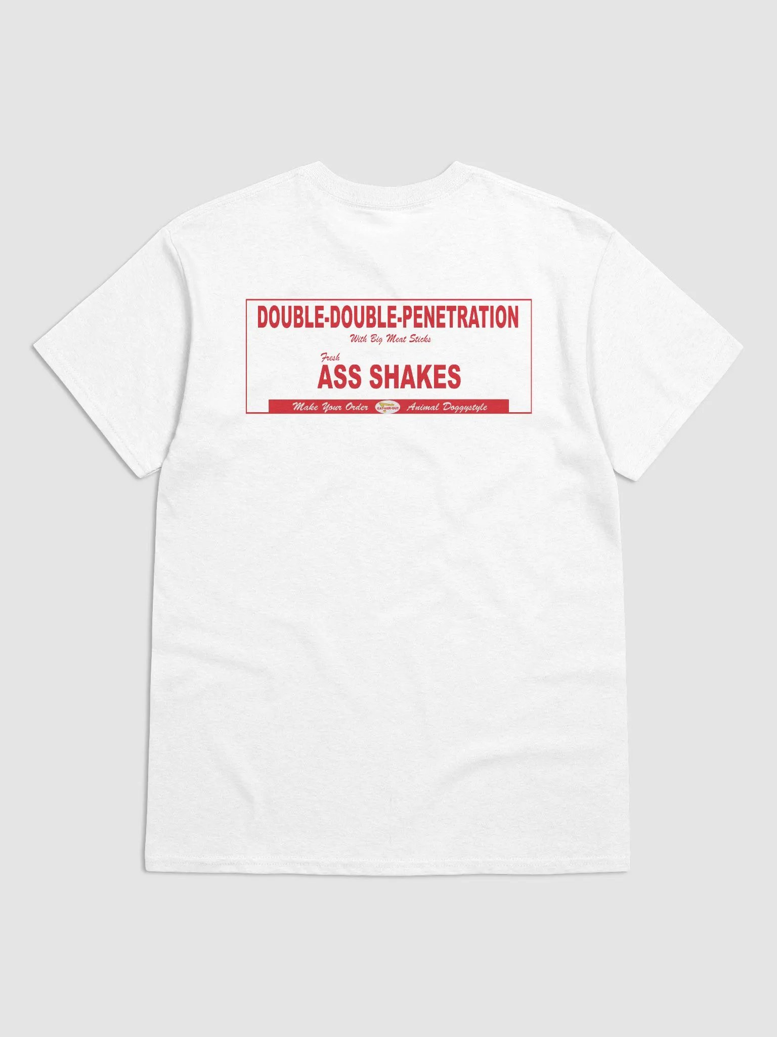 Eat Her Out Restaurant Parody Tee (white) product image (2)