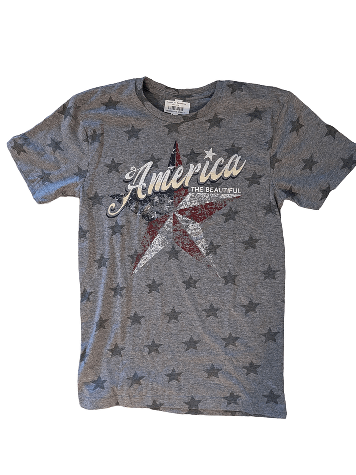 S America the Beautiful Gray Short-Sleeve Tee product image (1)