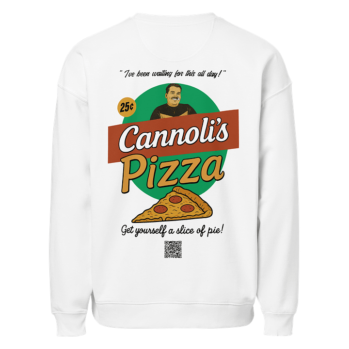 Oversized Cannoli's Pizza Sweater product image (2)