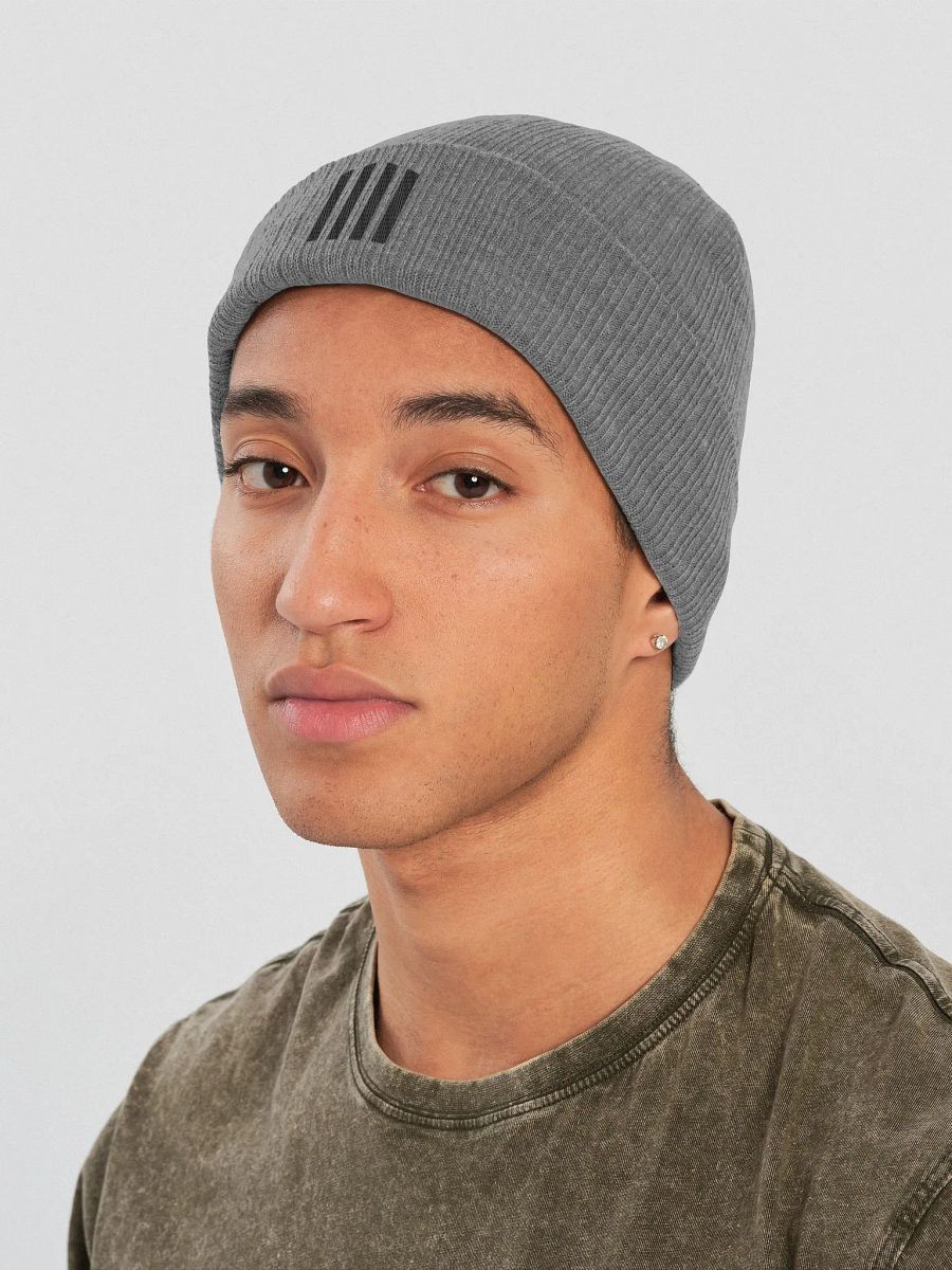 HFG Grill Cuffed Beanie (Black Logo) product image (2)