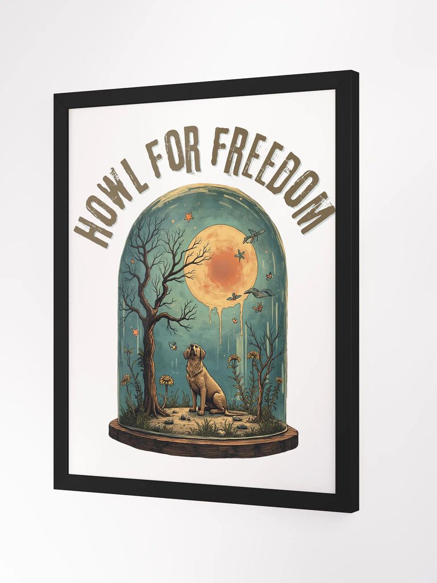 Vibrant Ayous Wood Framed Matte Poster product image (2)