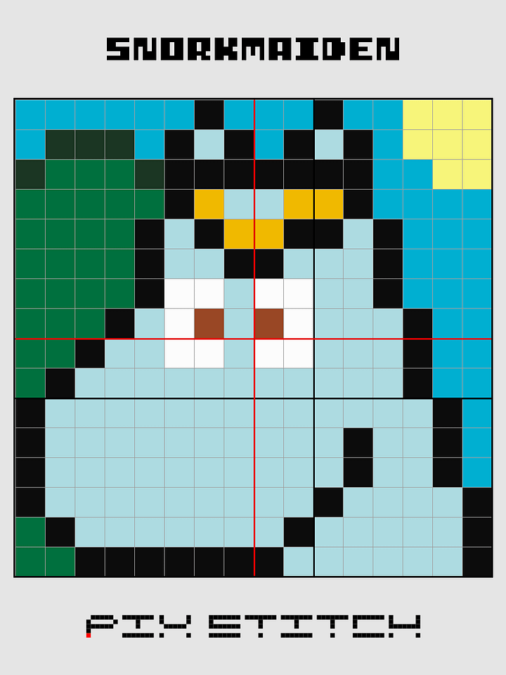Snorkmaiden Pixel Art product image (2)