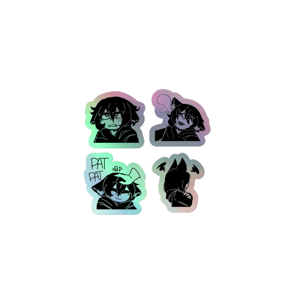 MØRI HOLOGRAPHIC EMOTE STICKER PACK 2 product image (1)