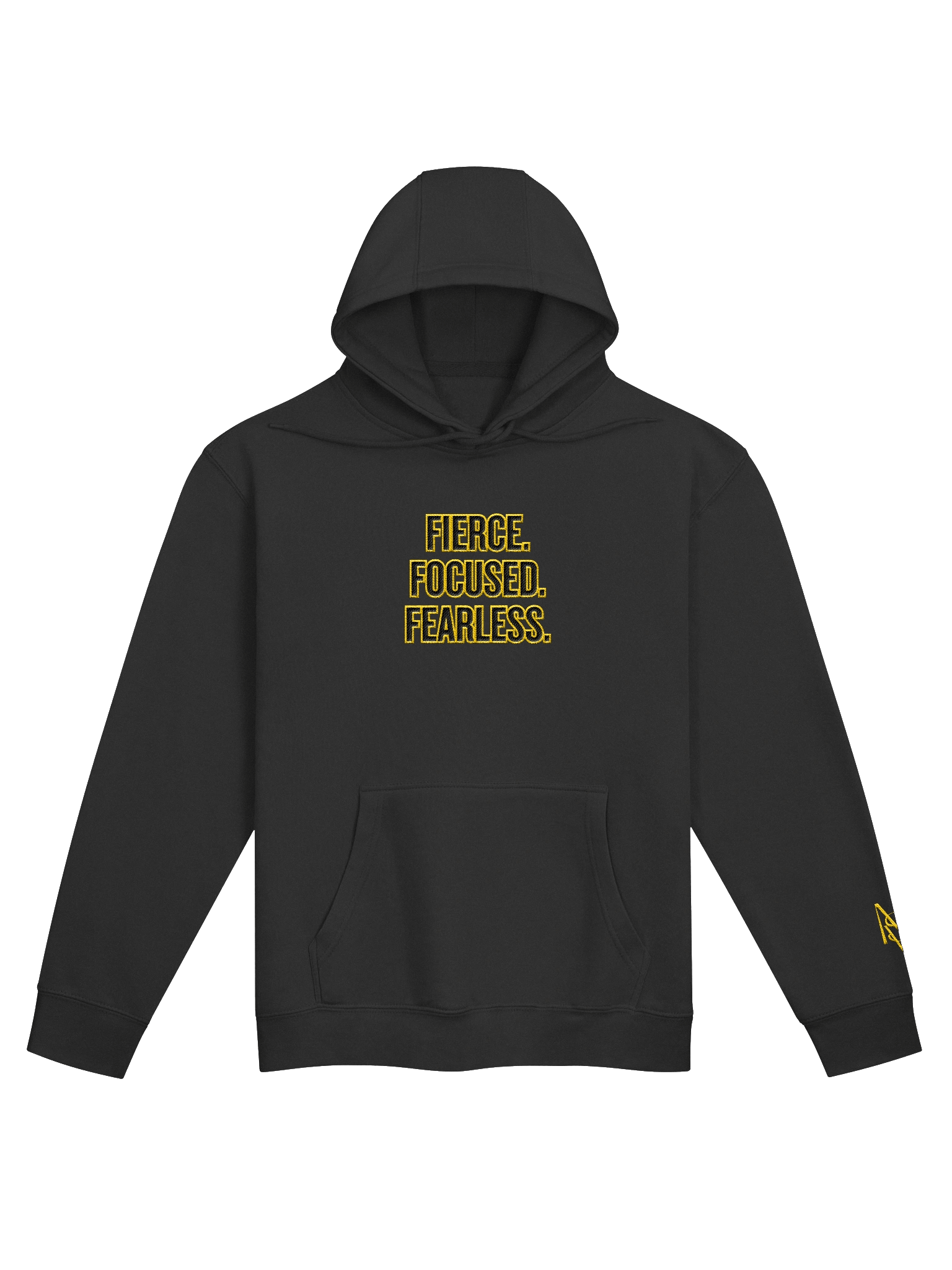 Modern Fierce. Focused. Fearless. Embroidered Hoodie | Team Verga Empowerment Collection product image (2)