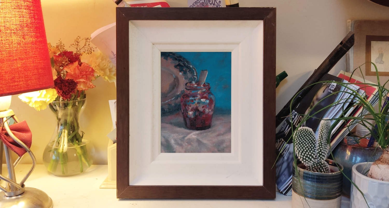 171112 Jar of Sunshine Still Life. Original Study Artwork. product image (2)