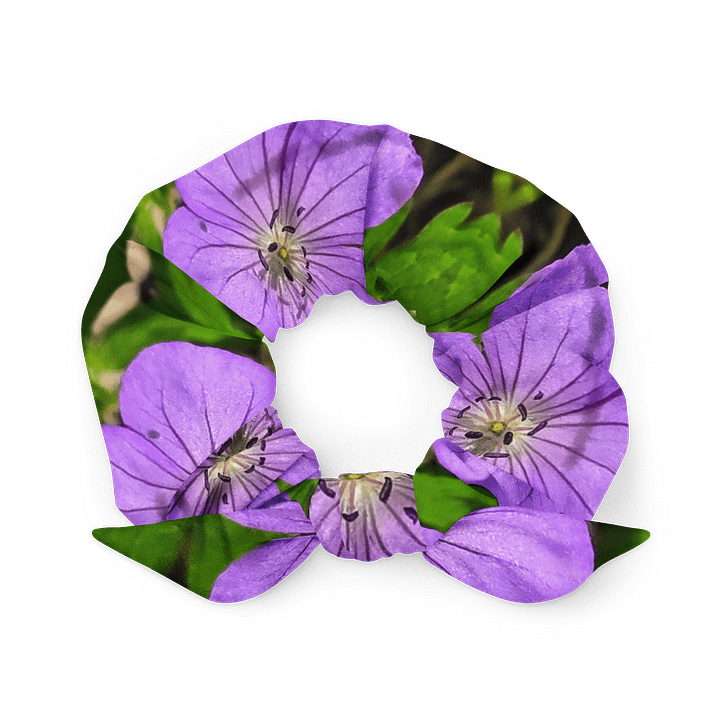 Purple Petal All-Over Scrunchie product image (1)